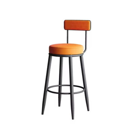 Modern Metal Bar Stools Luxury Black Leather Dining Room Chairs High-Quality Barstools Home Decoration Furniture for Living Room