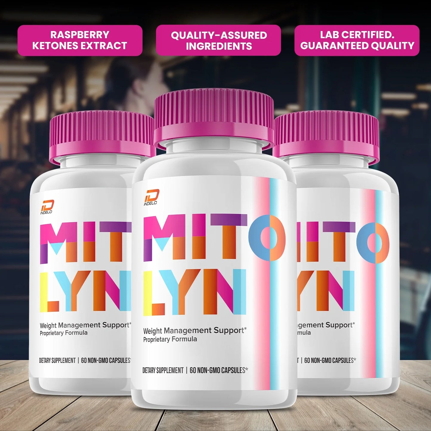 Keto Capsules - Mito Lyn Advanced Formula, Keto Pills All-Natural Maximum Strength 800MG, 3 Pack, 180 Capsules