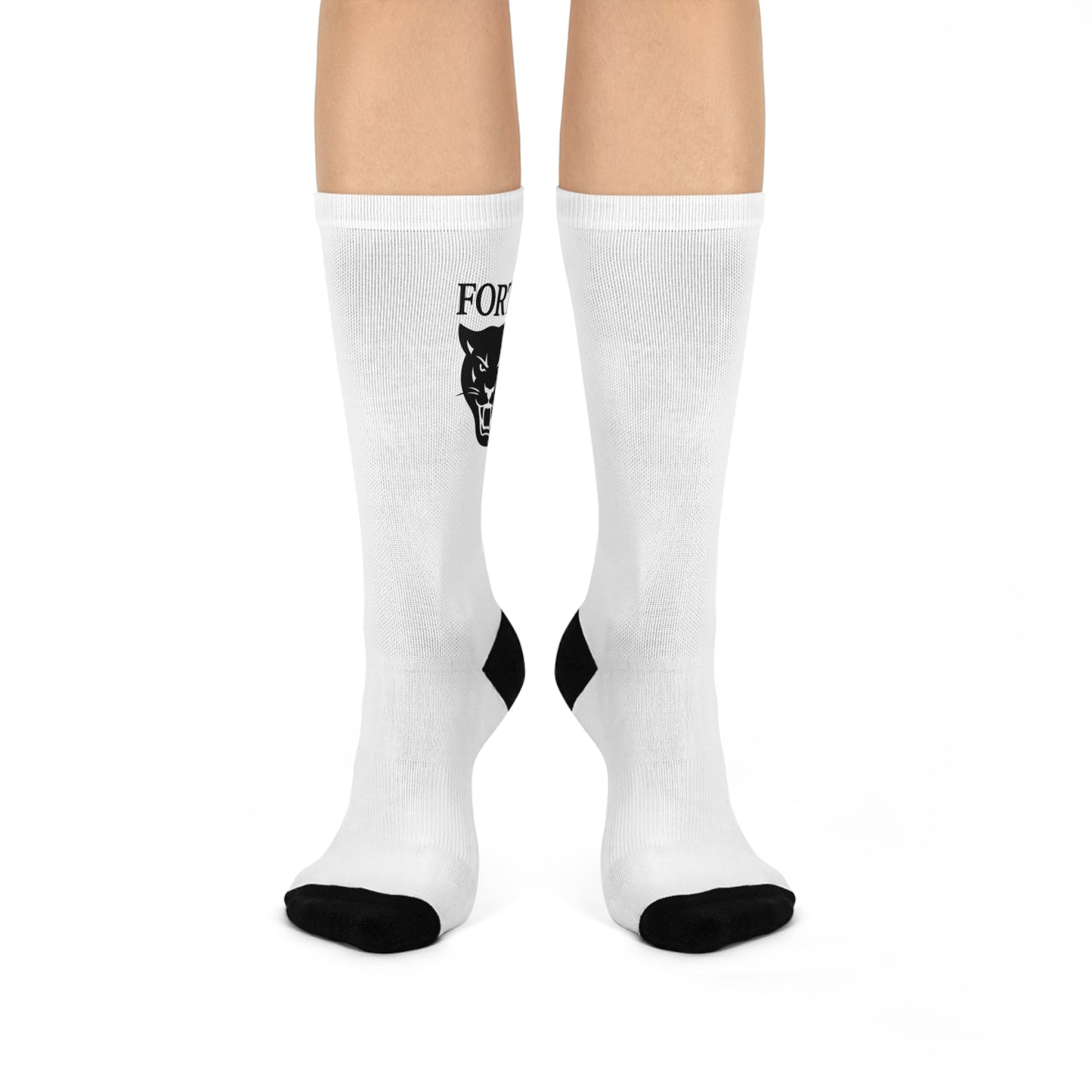 Fierce Black Panther Crew Socks - Stylish and Comfortable, Perfect for Everyday Wear, Gift for Animal Lovers, Sports, and Casual Outfits