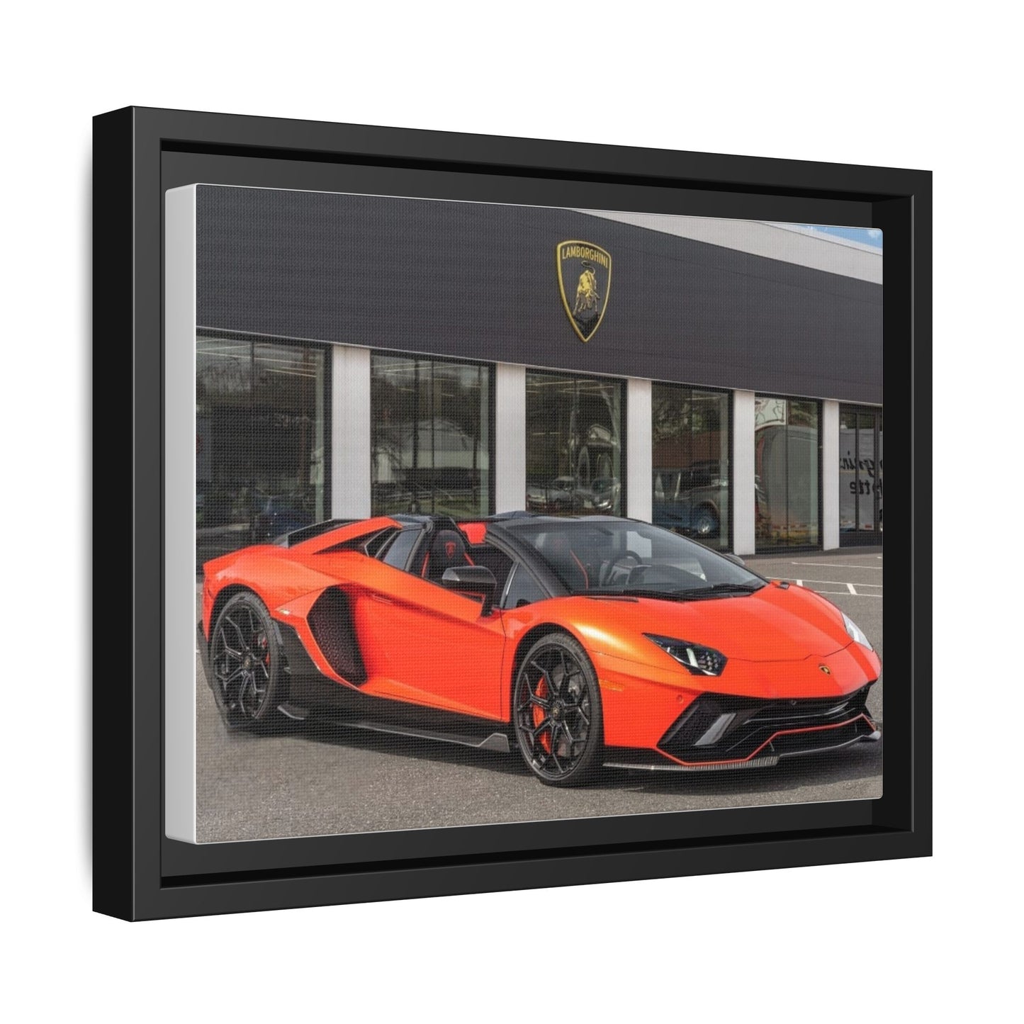 Vibrant Car Art Print, Modern Wall Decor, Lamborghini Canvas, Gift for Car Lovers, Automotive Decor, Perfect for Birthdays