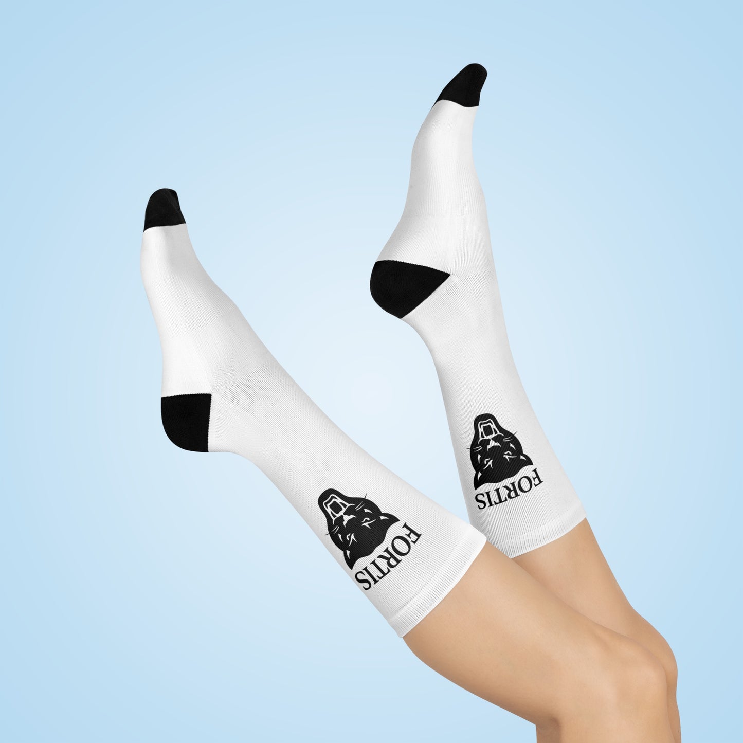 Fierce Black Panther Crew Socks - Stylish and Comfortable, Perfect for Everyday Wear, Gift for Animal Lovers, Sports, and Casual Outfits