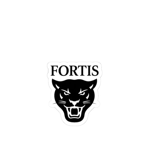 Fortis Panther Kiss-Cut Stickers, Motivational Stickers, Laptop Stickers, Sports Team Stickers, Car Decals, Gifts for Students