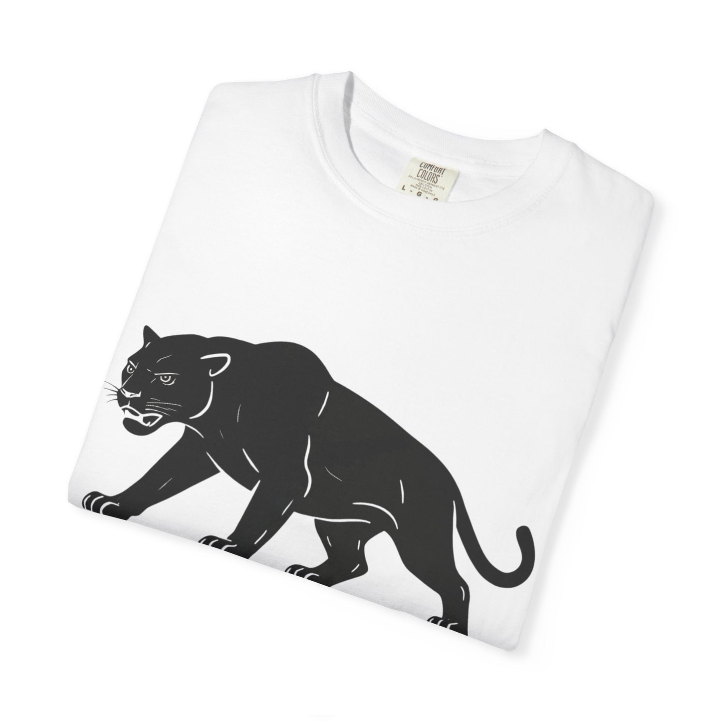 Fortis Unisex Garment-Dyed T-Shirt – Bold Panther Graphic Tee