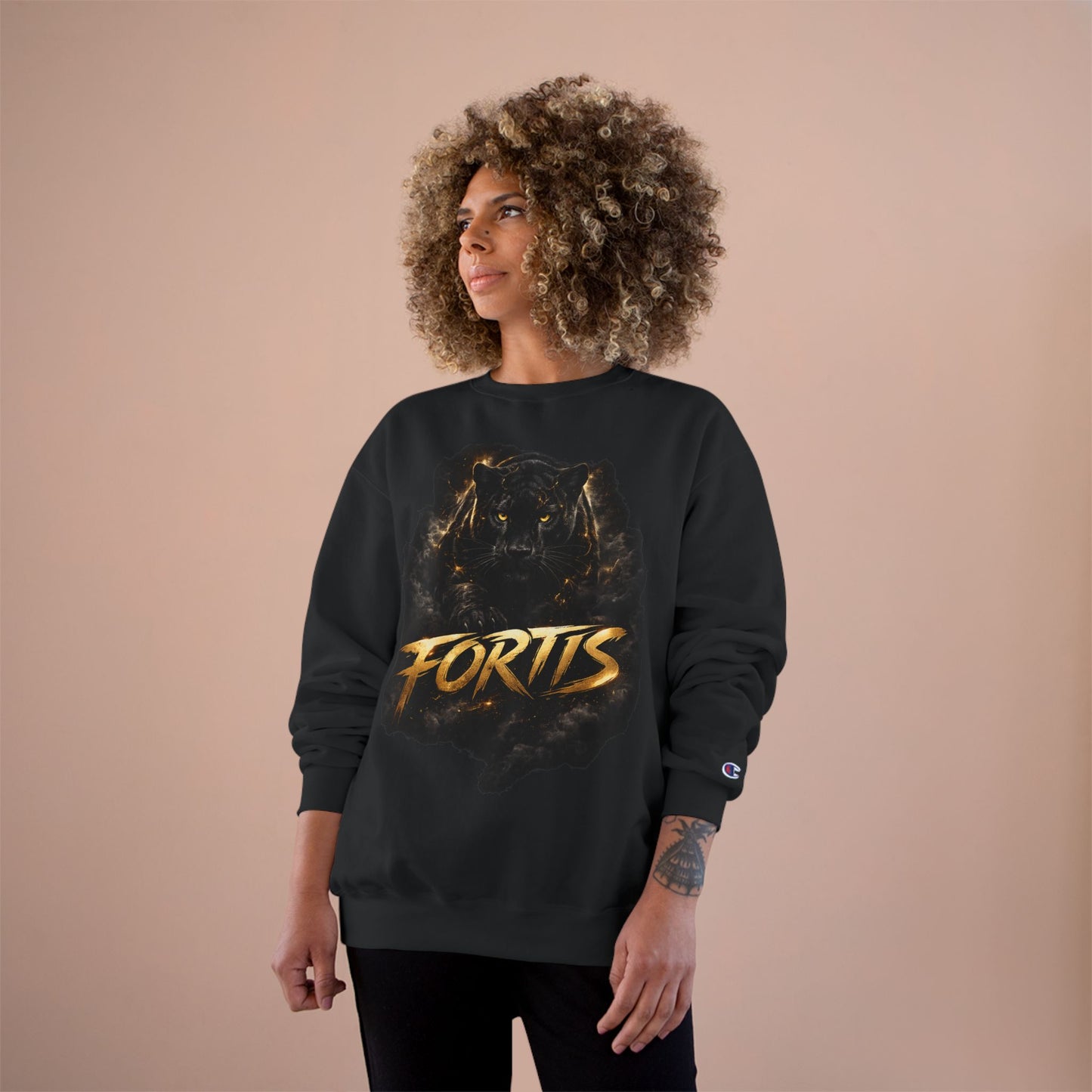 Fortis Bear Sweatshirt — Bold Graphic Pullover for Athletes & Streetwear