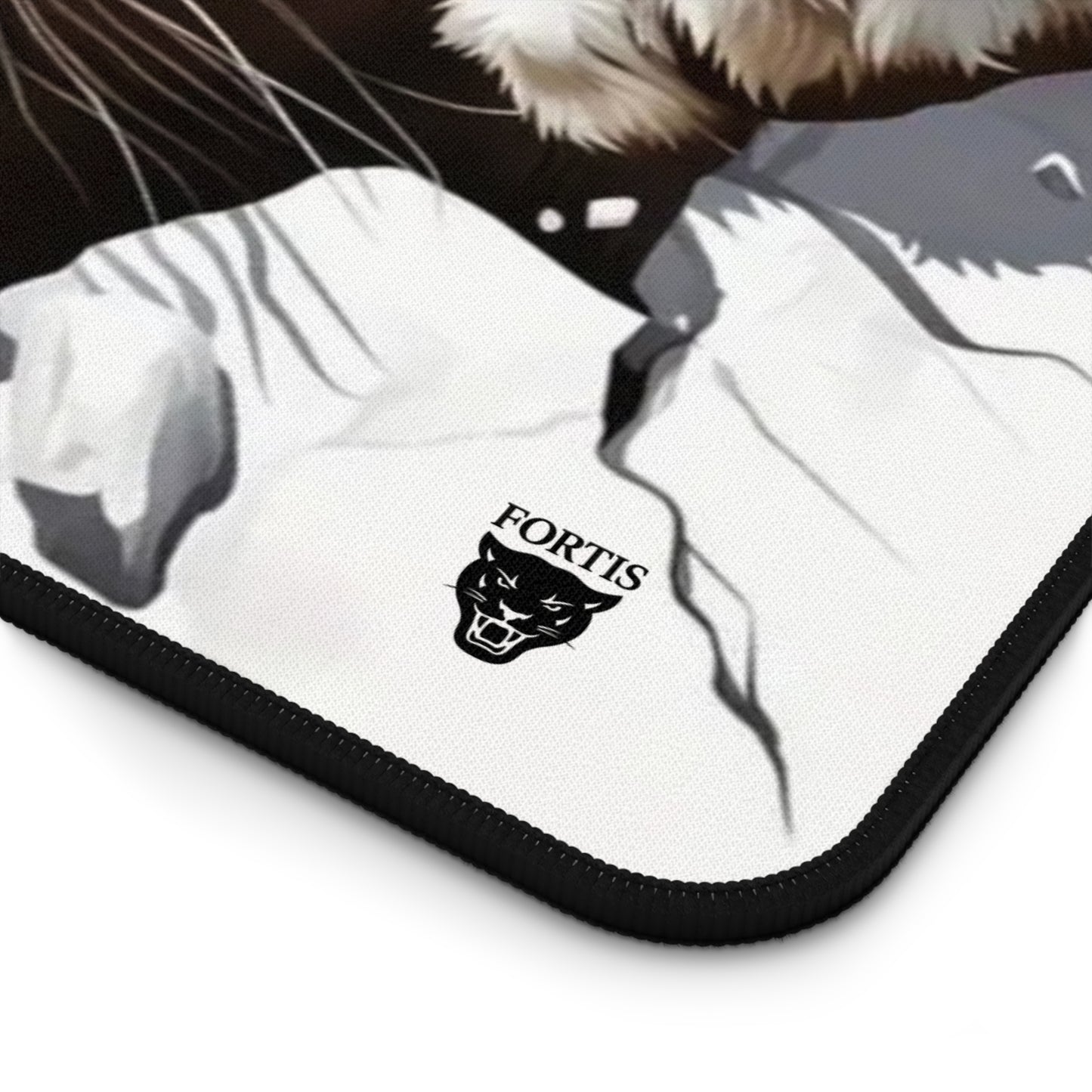 Fierce Tiger Desk Mat, Animal Print Mouse Pad, Office Decor, Gamer Gift, Unique Home Office Accessory