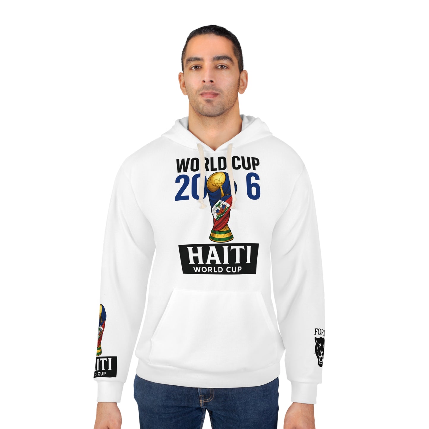 Haiti World Cup 2016 Hoodie — Soccer Trophy Graphic Pullover