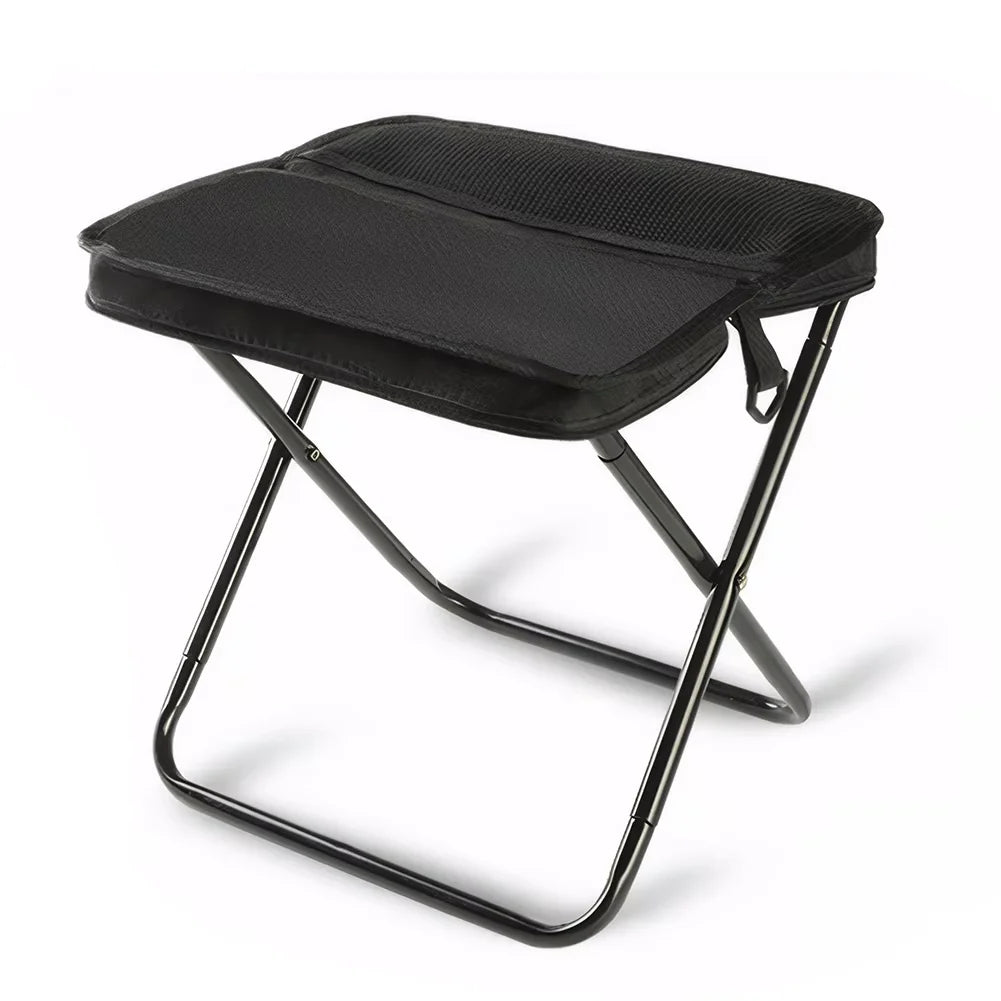 Portable Folding Backpack Stool Lightweight Mini Camping Chair for Outdoor Hiking, Fishing, Picnic and Traveling Simple Operatio