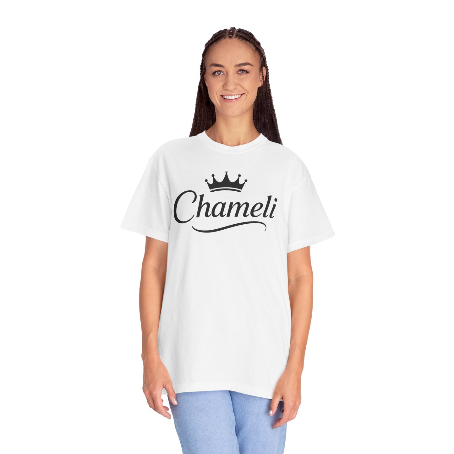 Unisex Crowned Name T-Shirt, Customizable Personal Tee, Casual Summer Top, Unique Gift for Her, Birthday Celebration, Graphic Shirt