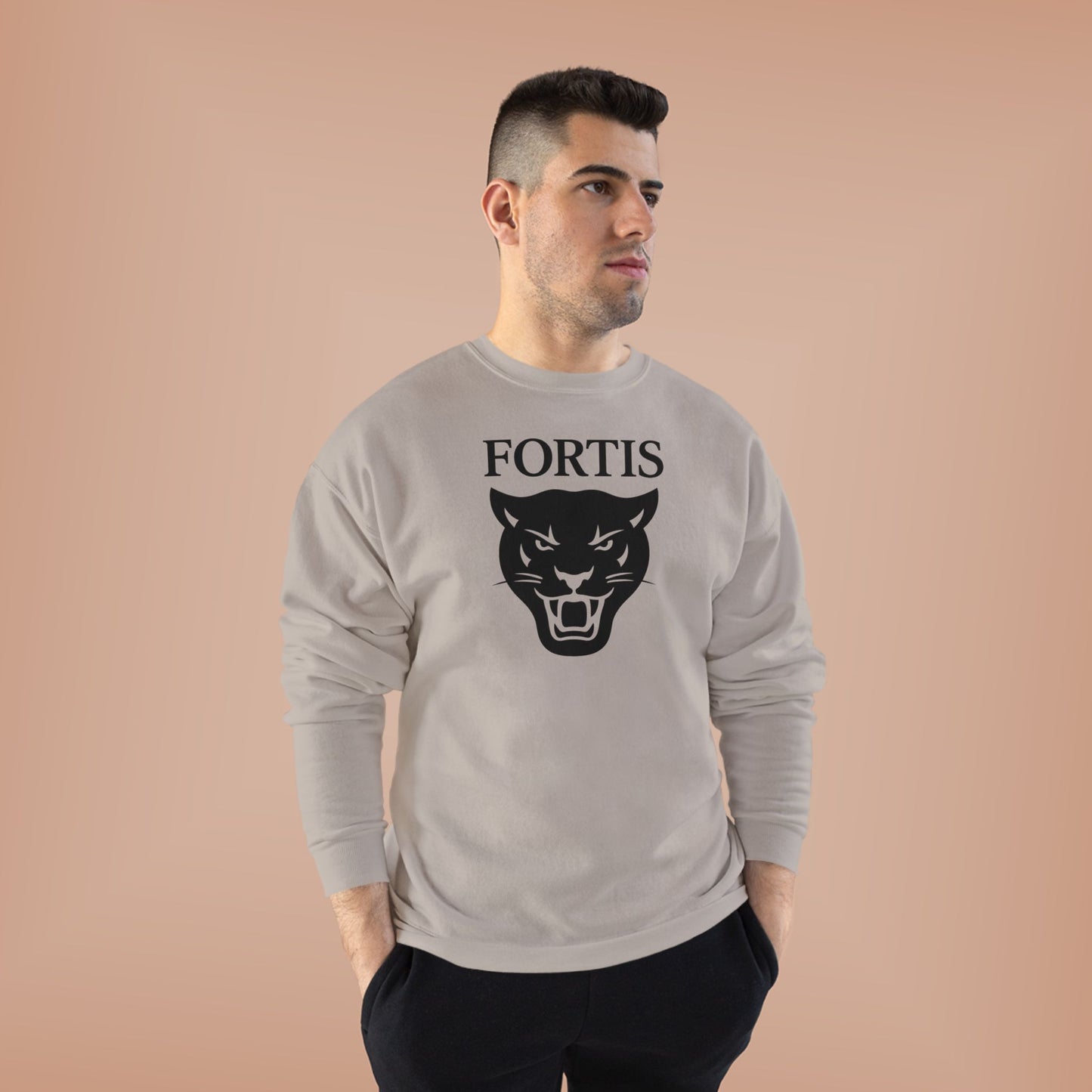 Fortis Panther Crewneck Sweatshirt — Bold Mascot Pullover