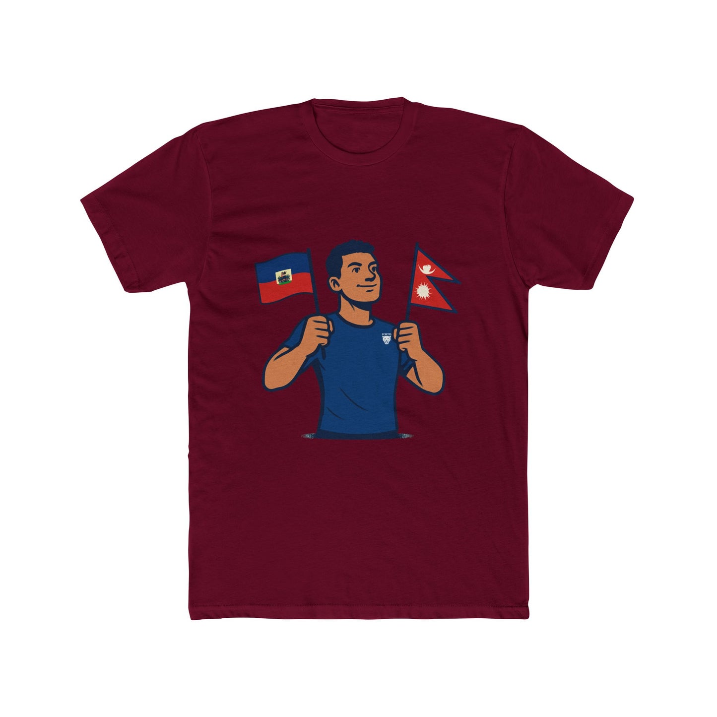 Unisex Cotton Crew Tee with Diverse Flags Design, Perfect for Pride, Cultural Events, Casual Outfits, Gifts, Travel Enthusiasts