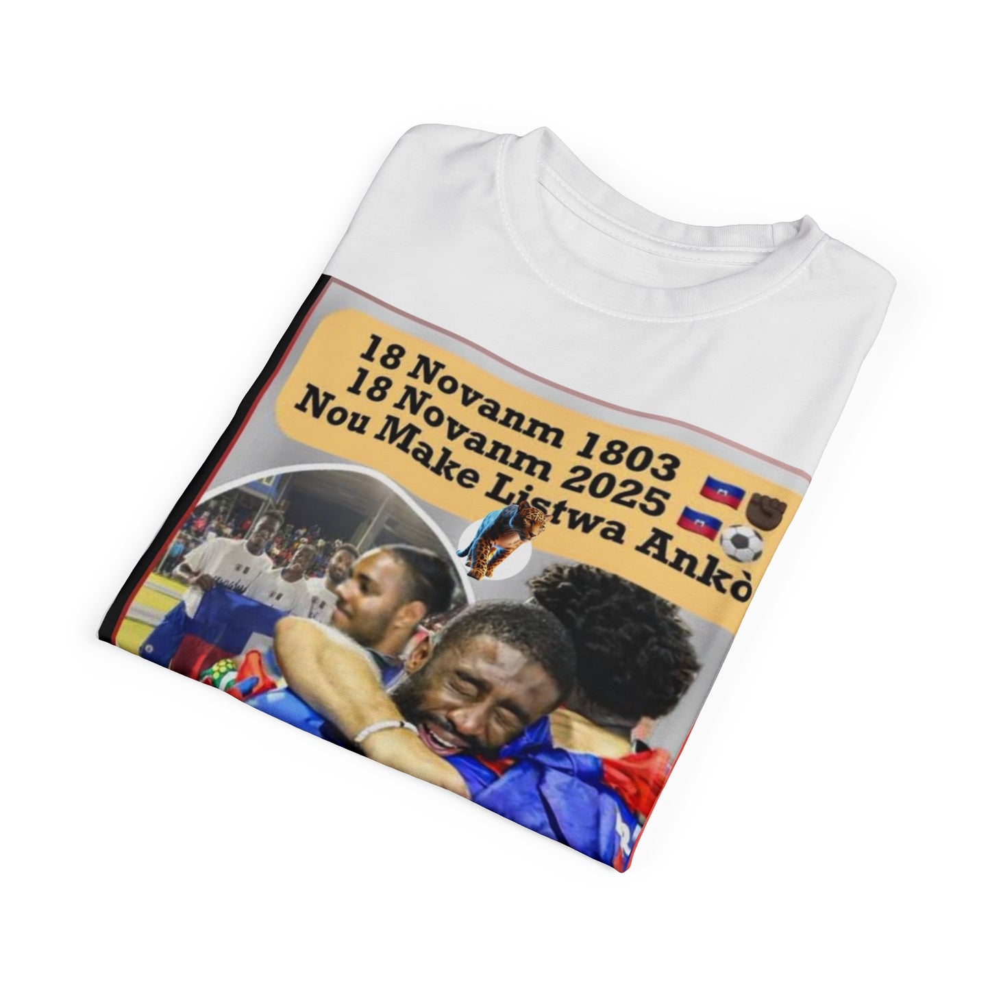 Haitian Independence Celebration T‑Shirt — '18 Novanm 1803 / 18 Novanm 2025' Design
