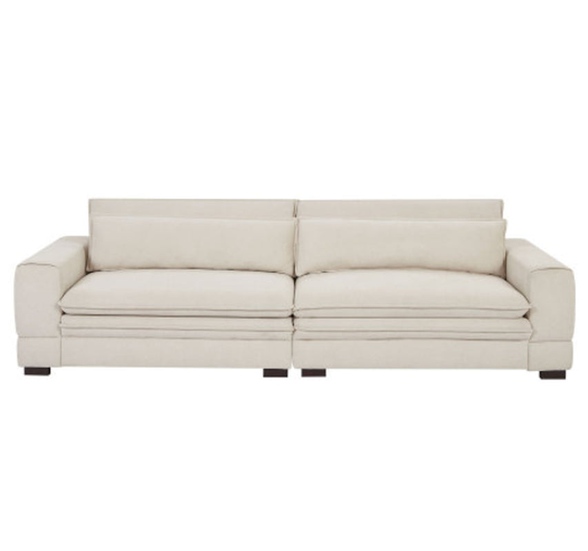 Medieval Sofa Sofa Modern Fabric Sofa for Living Room, Bedroom, Apartment, Home Office Beige