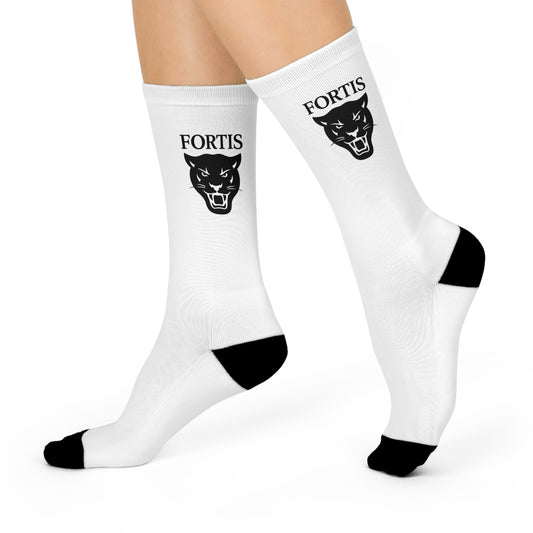 Fierce Black Panther Crew Socks - Stylish and Comfortable, Perfect for Everyday Wear, Gift for Animal Lovers, Sports, and Casual Outfits