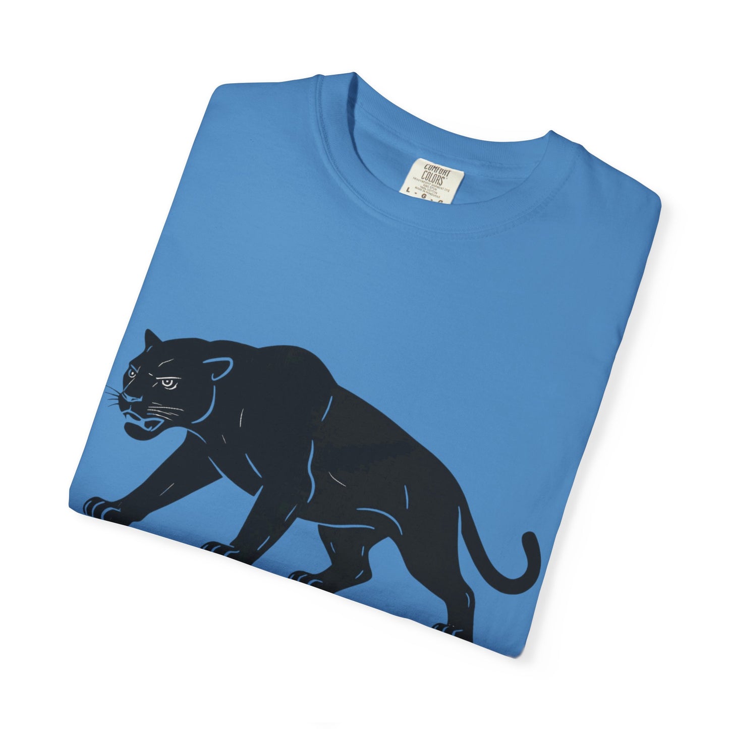 Fortis Unisex Garment-Dyed T-Shirt – Bold Panther Graphic Tee