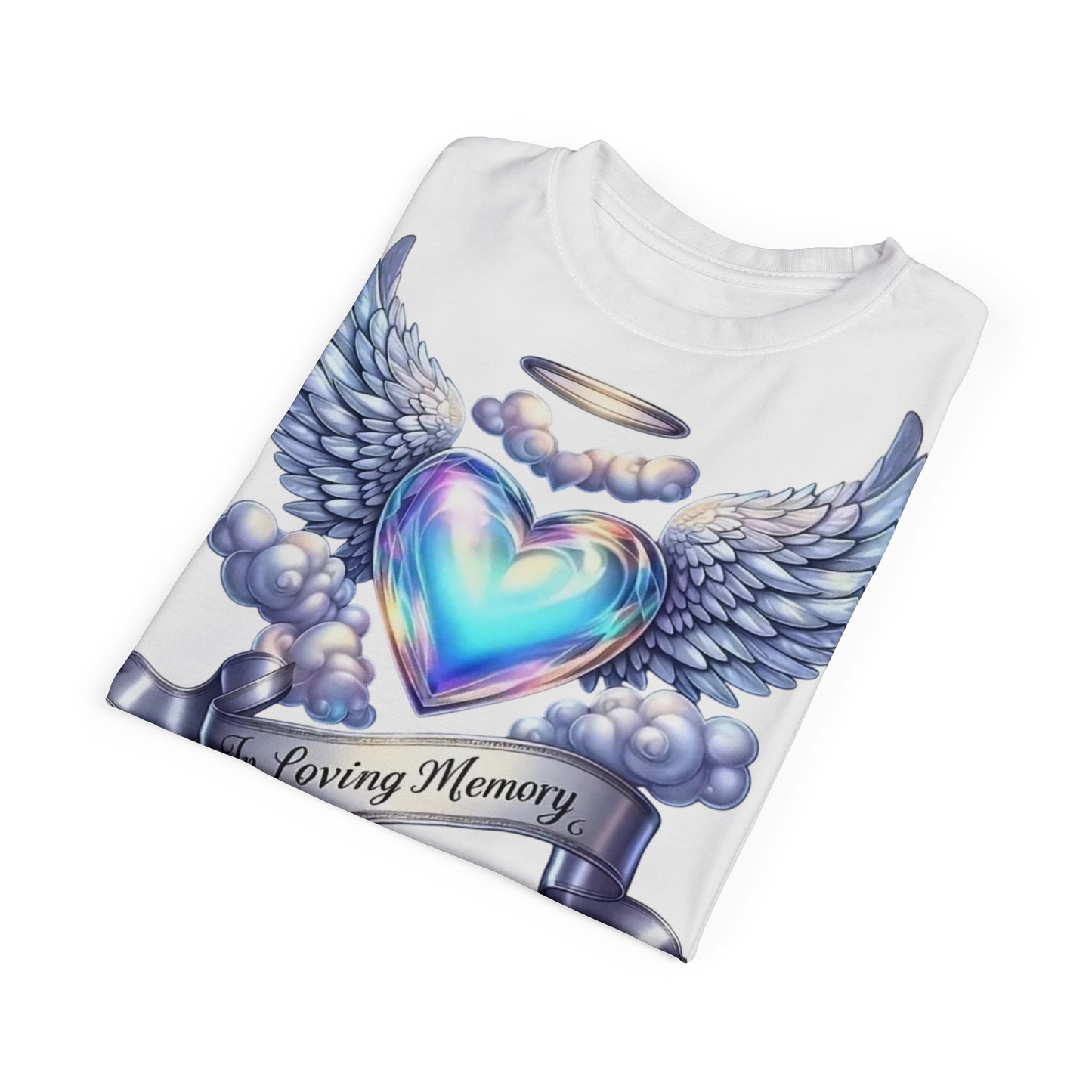 In Loving Memory Angel Heart Memorial T-Shirt
