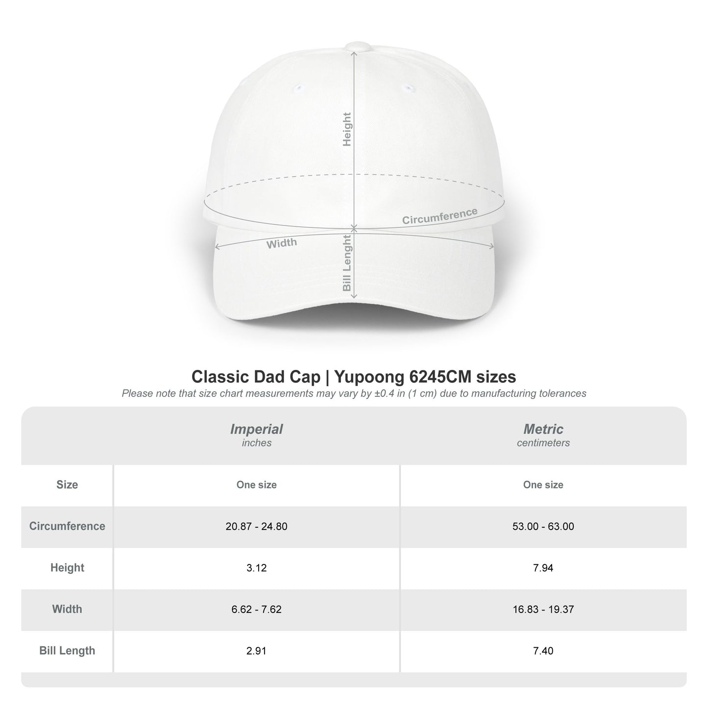 Dad Cap — Minimal 'JAH' Embroidered Logo Hat