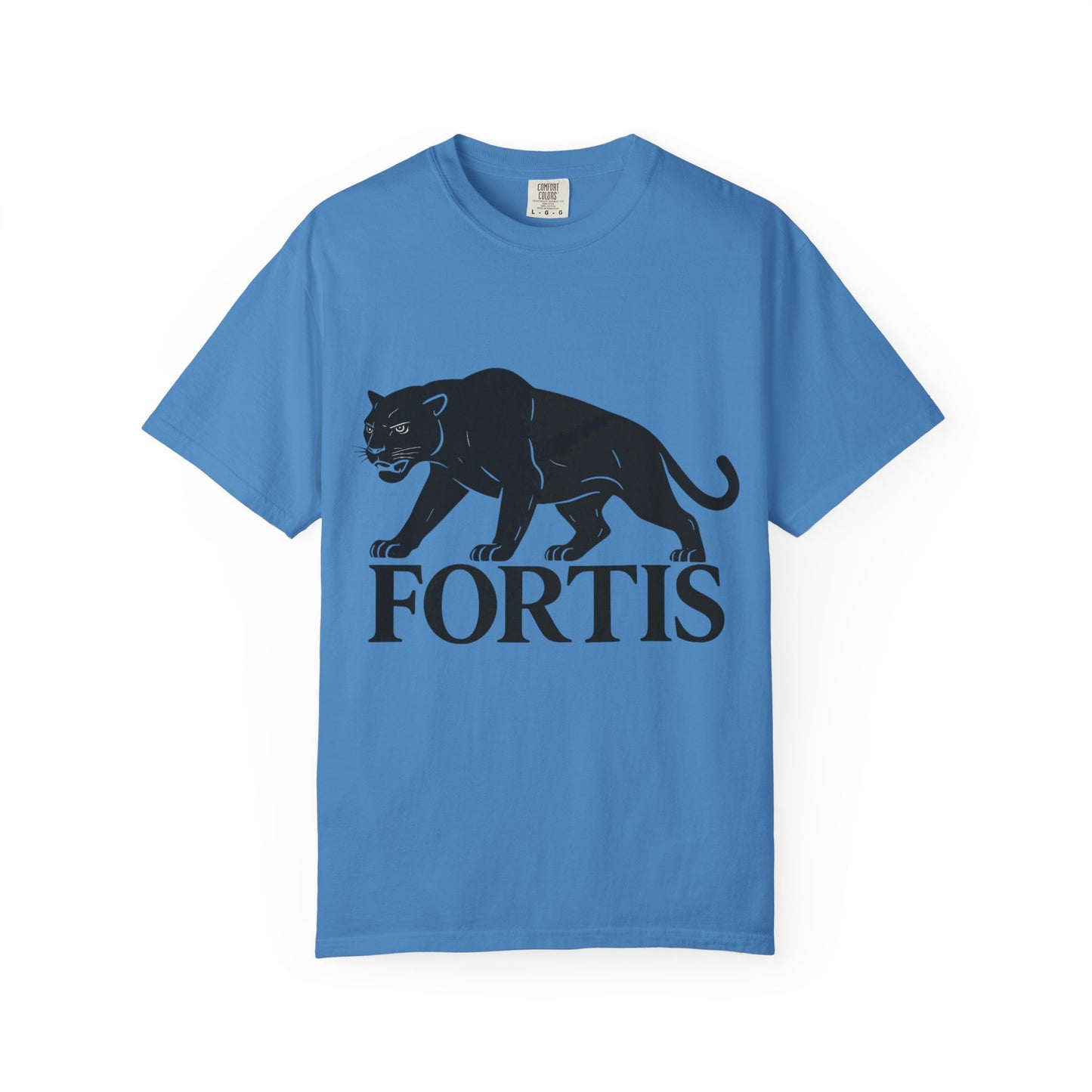 Fortis Unisex Garment-Dyed T-Shirt – Bold Panther Graphic Tee
