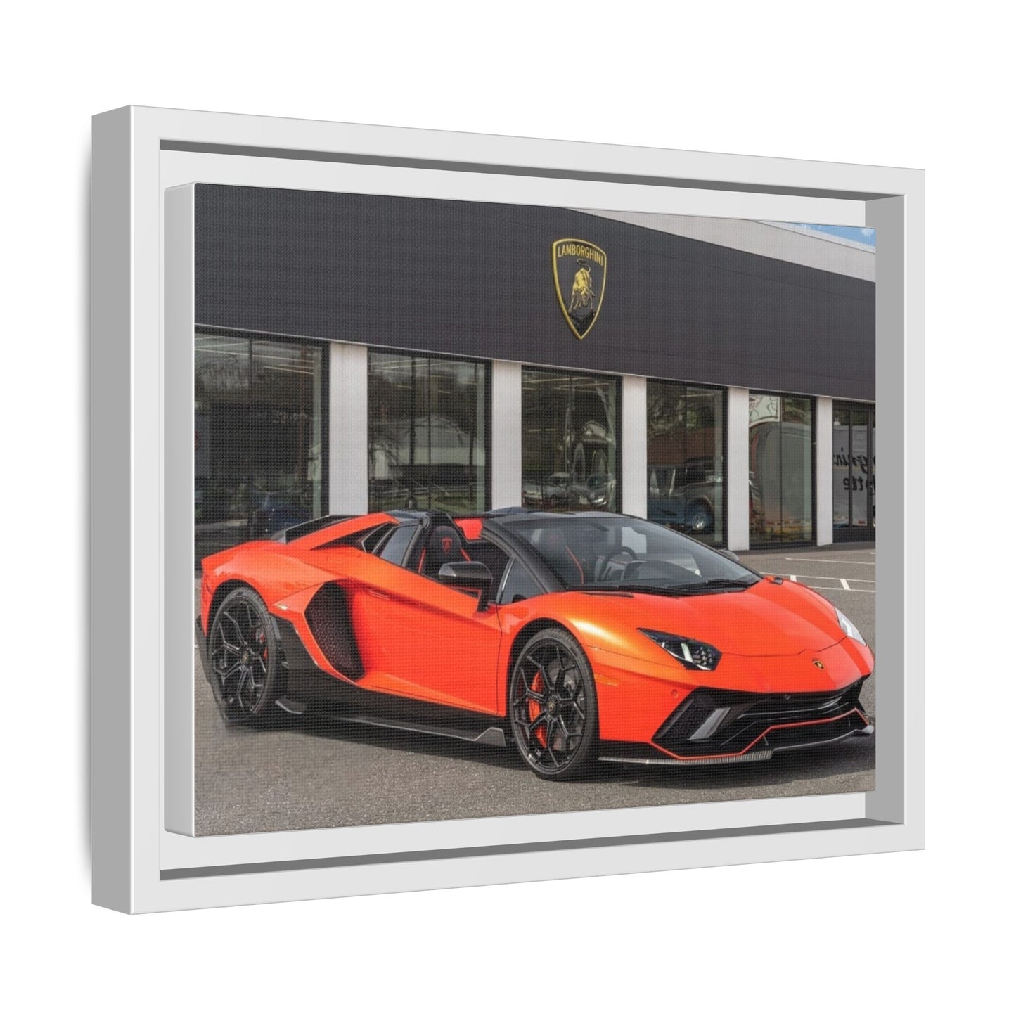 Vibrant Car Art Print, Modern Wall Decor, Lamborghini Canvas, Gift for Car Lovers, Automotive Decor, Perfect for Birthdays
