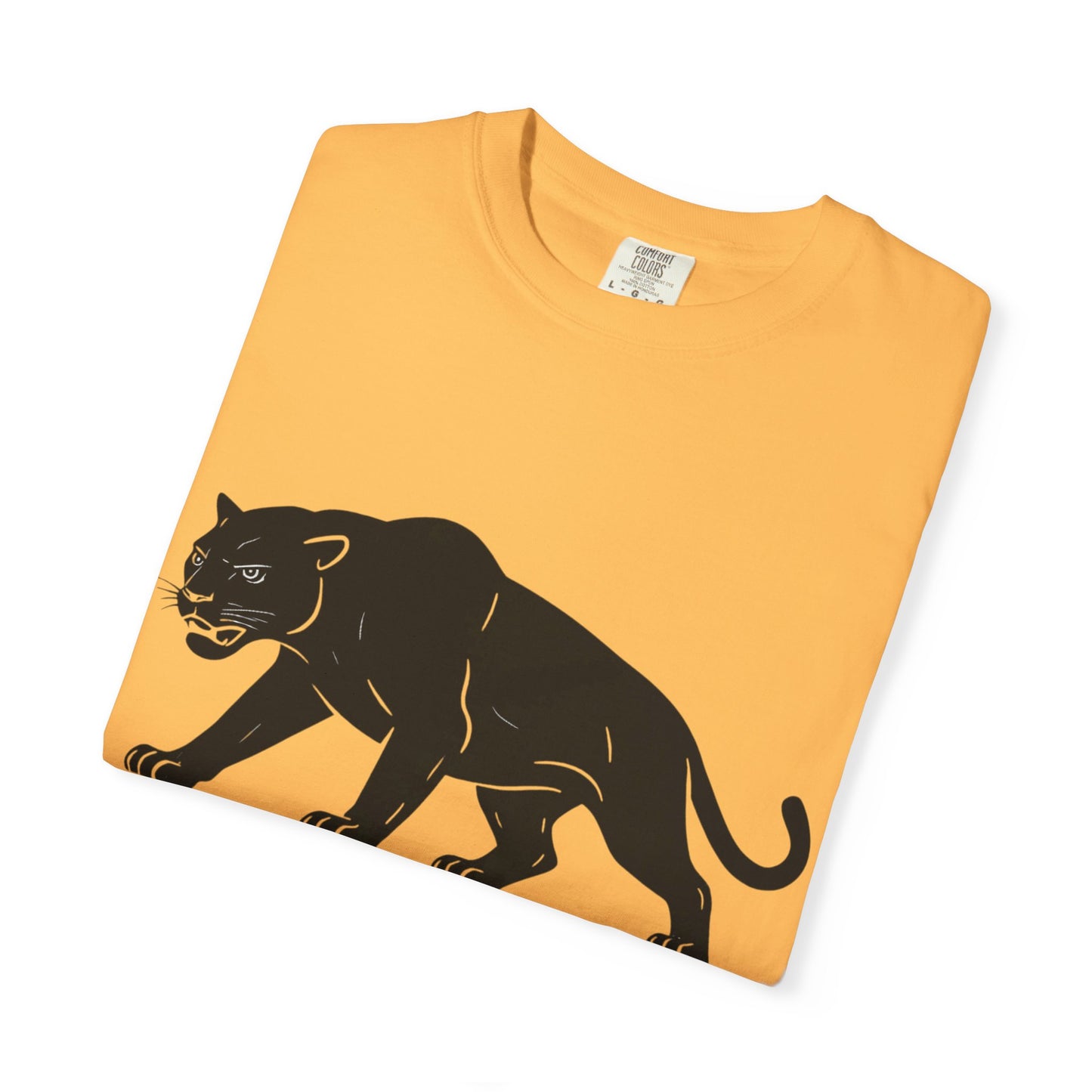 Fortis Unisex Garment-Dyed T-Shirt – Bold Panther Graphic Tee