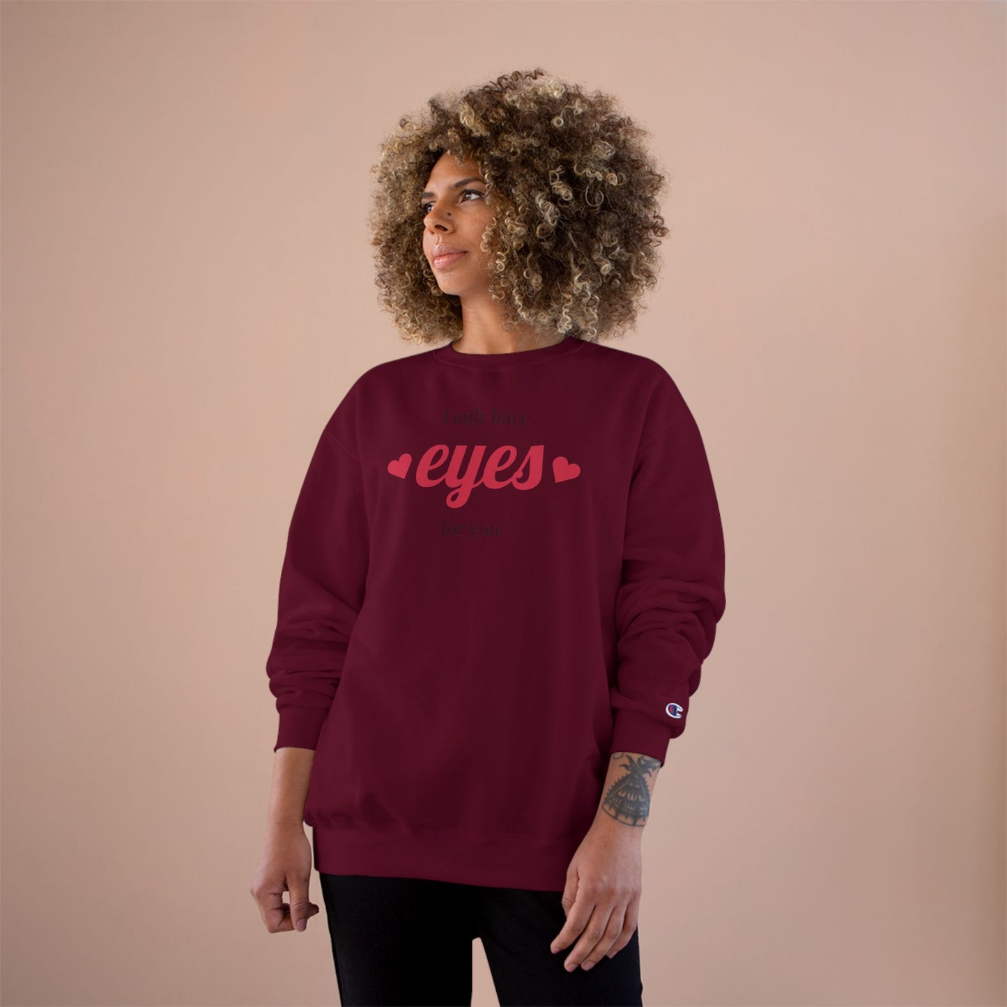 Love Eyes Sweatshirt — "Look have eyes for you" Romantic Crewneck