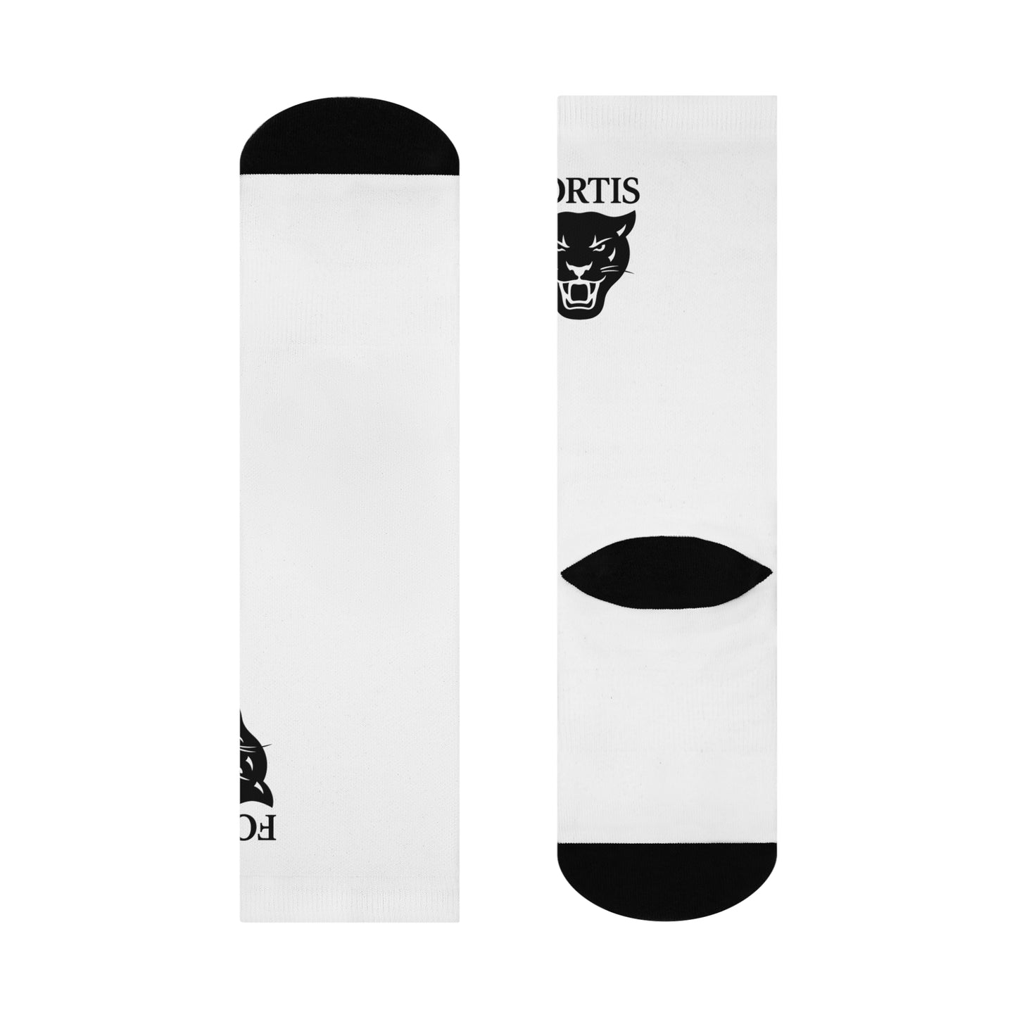 Fierce Black Panther Crew Socks - Stylish and Comfortable, Perfect for Everyday Wear, Gift for Animal Lovers, Sports, and Casual Outfits