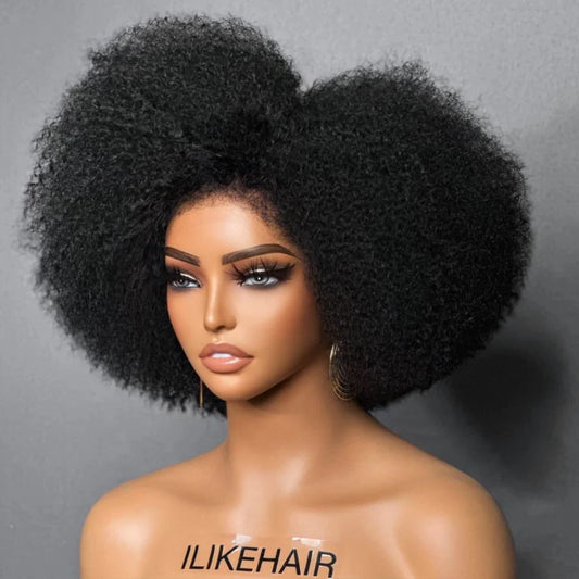 Afro Kinky Curly with Kinky Edges HD 13X4 Lace Front Wig