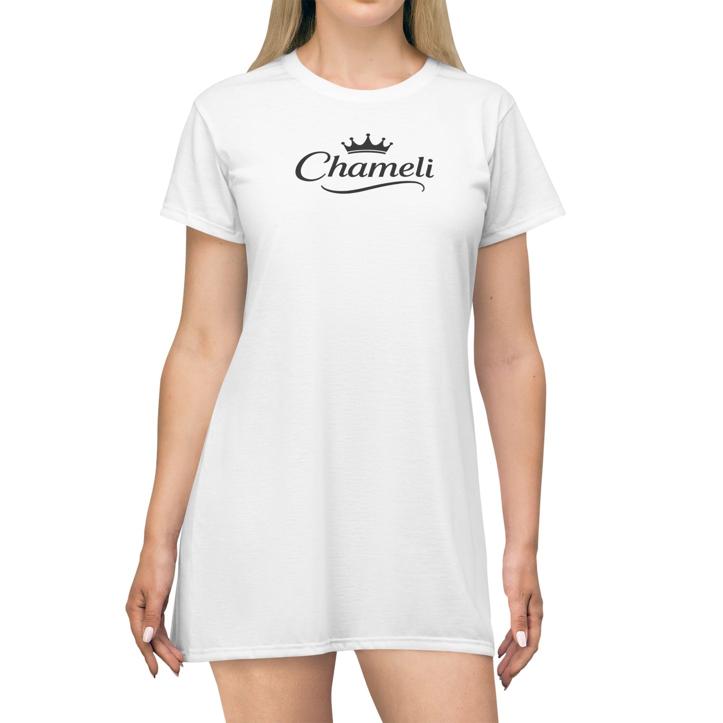 Chic Casual T-Shirt Dress, Comfortable Everyday Wear, Women's Fashion, Gift for Her, Summer Outfits, Lounge Dress