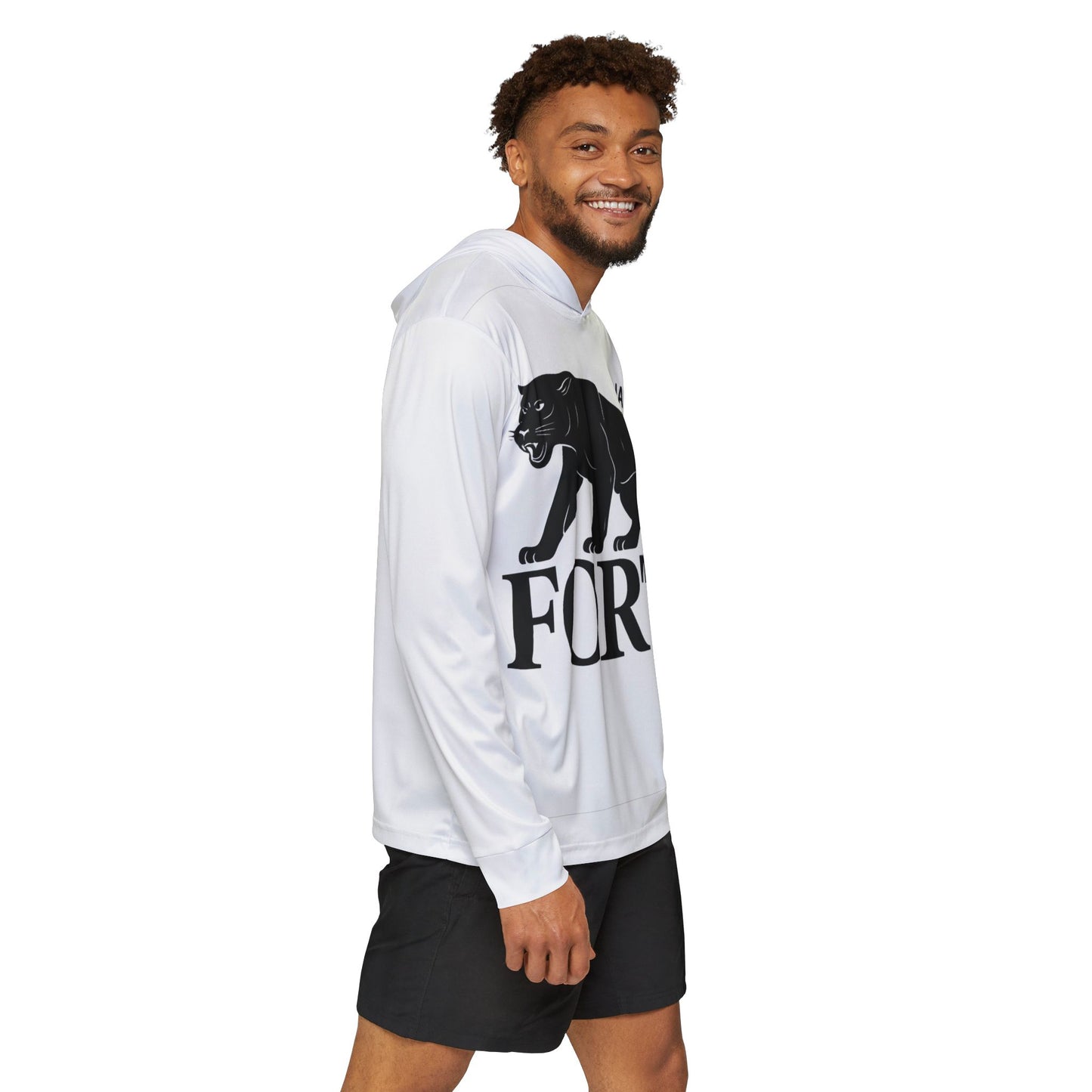 Men's Sports Warmup Hoodie - Athletic AOP Pullover, Fitness Gear, Workout Hoodie, Team Apparel, Cool Weather Sportswear