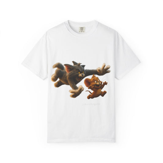 Vintage Cartoon Animals T-shirt, Cool Graphic Tee for Kids & Teens, Family Matching Outfits, Gifts for Cartoon Lovers, Unisex Tee