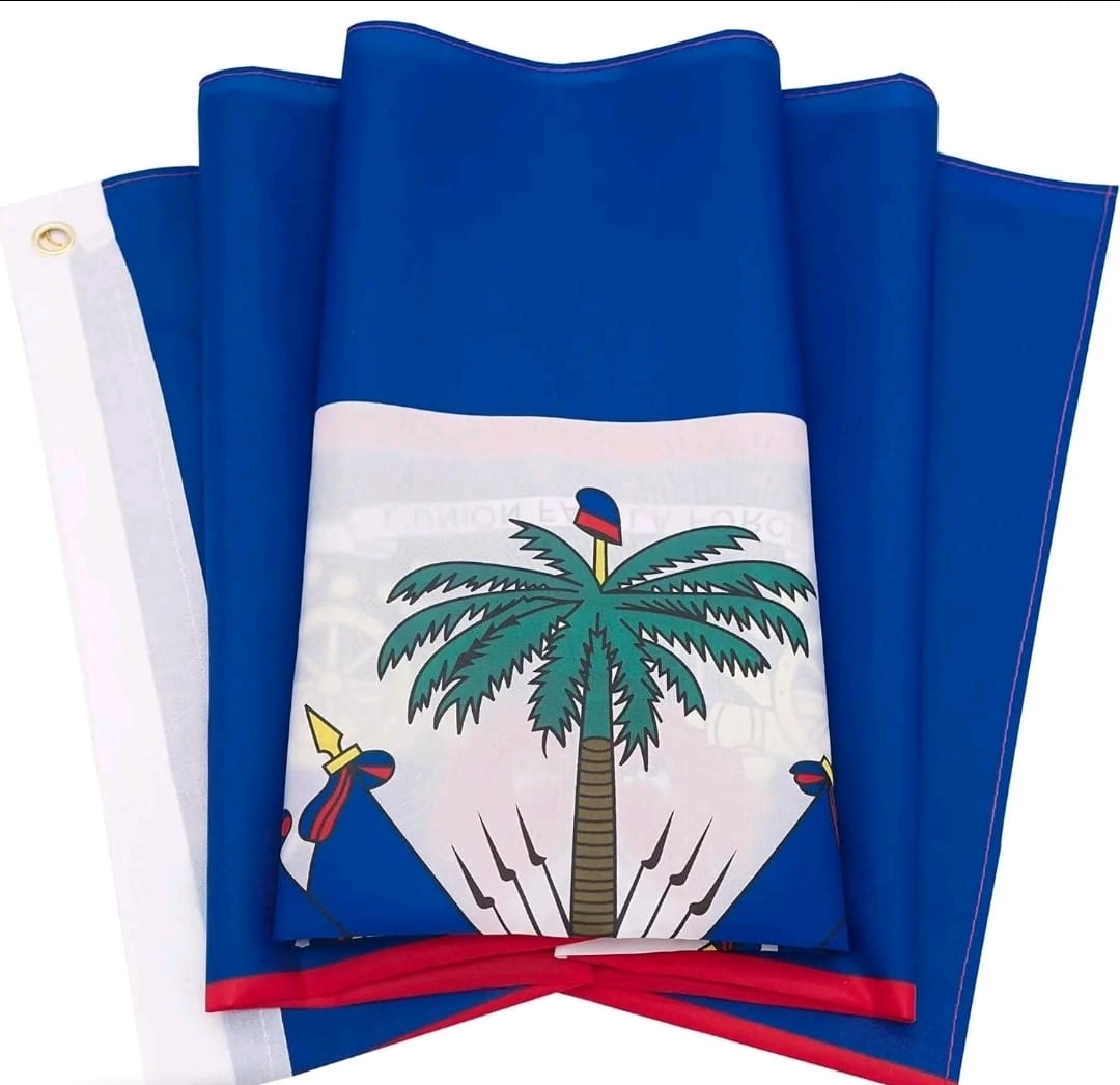 SKY FLAG Free Shipping Haiti Flag 90X150Cm Hanging Polyester Blue Red 2 Sides Printed National Flag Haiti Sports Banner