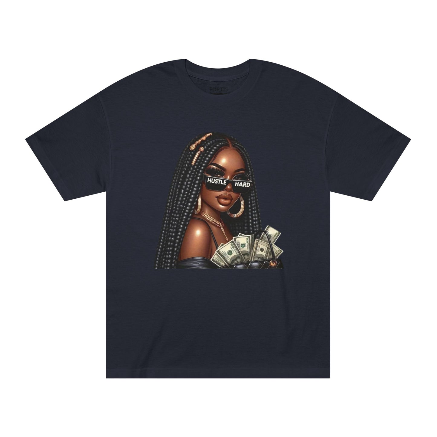Hustle Hard Unisex Classic Tee | Motivational Apparel, Gift for Entrepreneurs, Affirmation Shirt, Casual Wear, Trendy Graphic Tee