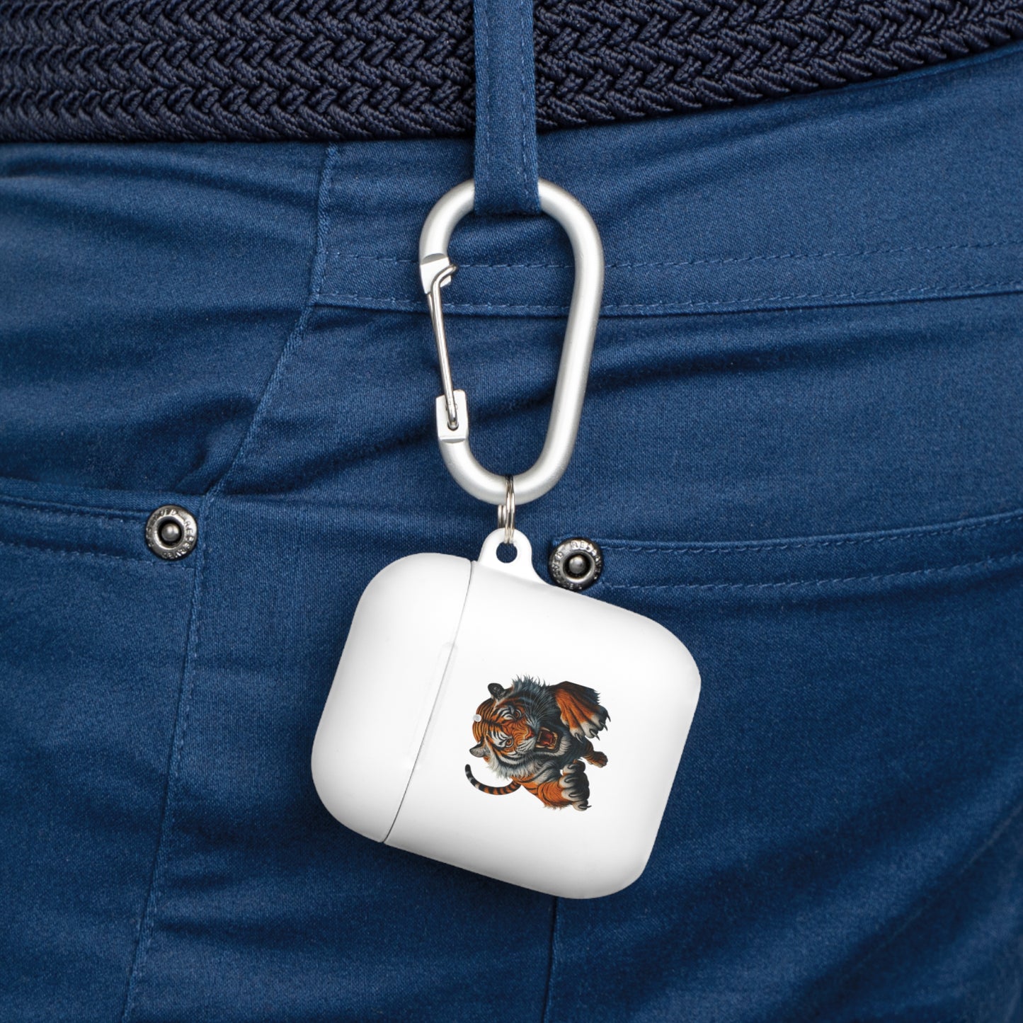 Tiger Themed AirPods Case Cover, Perfect Gift for Animal Lovers, Unique AirPods Accessory, Trendy Tech Gadgets, Birthday and Holiday Present