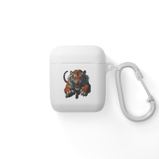 Tiger Themed AirPods Case Cover, Perfect Gift for Animal Lovers, Unique AirPods Accessory, Trendy Tech Gadgets, Birthday and Holiday Present