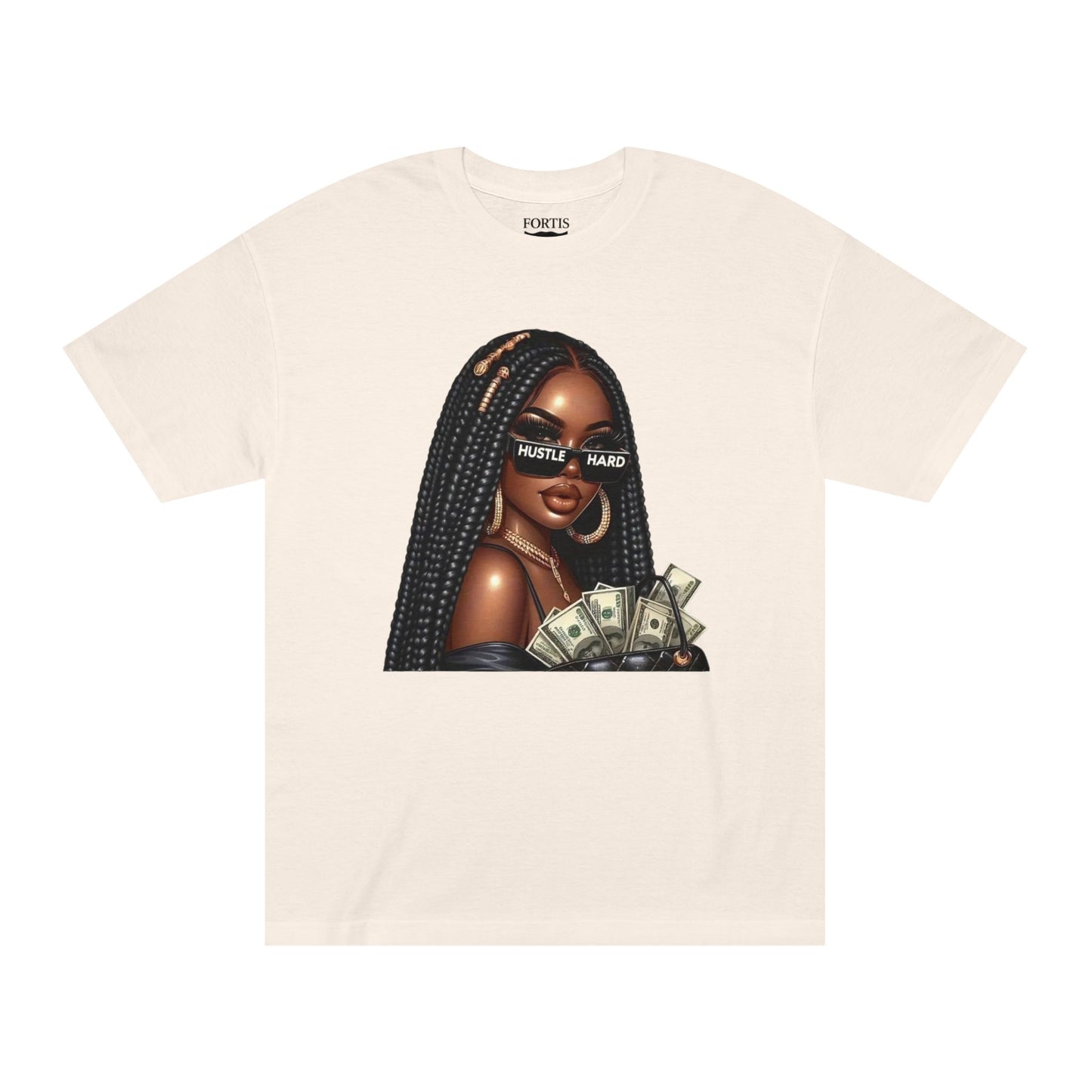 Hustle Hard Unisex Classic Tee | Motivational Apparel, Gift for Entrepreneurs, Affirmation Shirt, Casual Wear, Trendy Graphic Tee