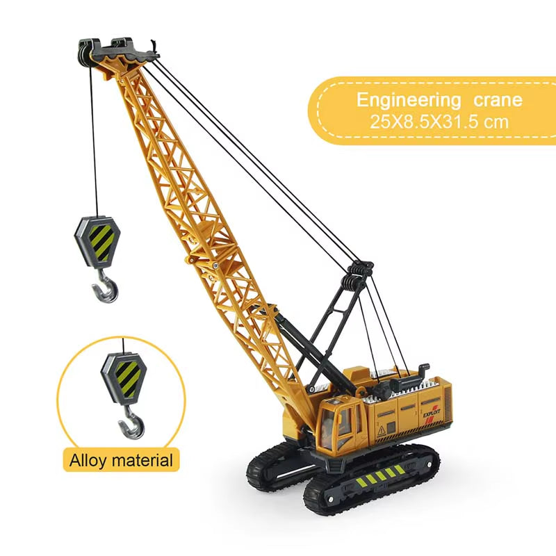 9 Styles Alloy Engineering Diecast Truck Toy Car Classic Construction Model Vehicle Loader Tractor Excavator Toys for Boys Gift