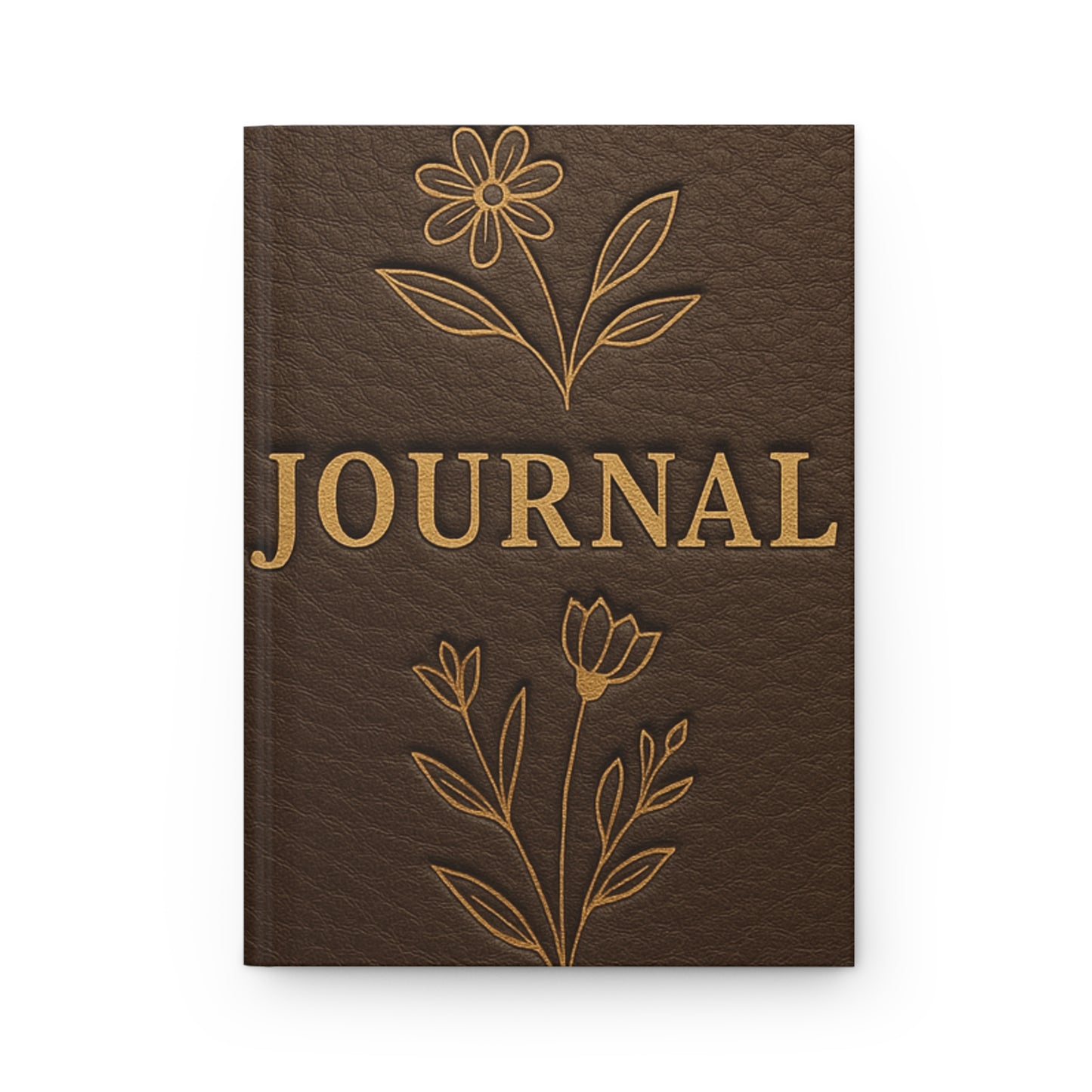 Floral Embossed Hardcover Journal | Elegant Notebook for Writing, Gratitude, Daily Reflections, Gifts for Her, Wedding Planner