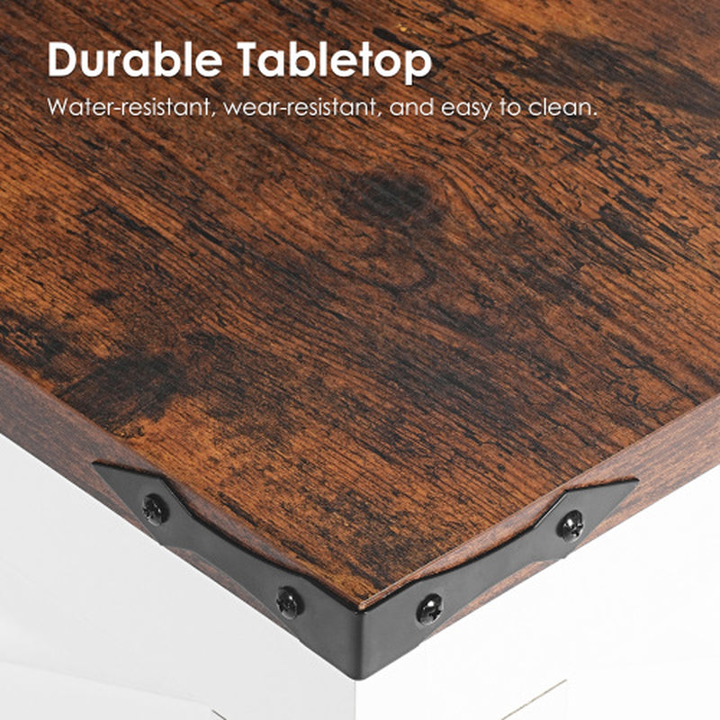 Coffee Table, Multi-Functional Lifting Dining Table Coffee Table, Living Room Home Table, Modern Coffee Table 90CM, Vintage White
