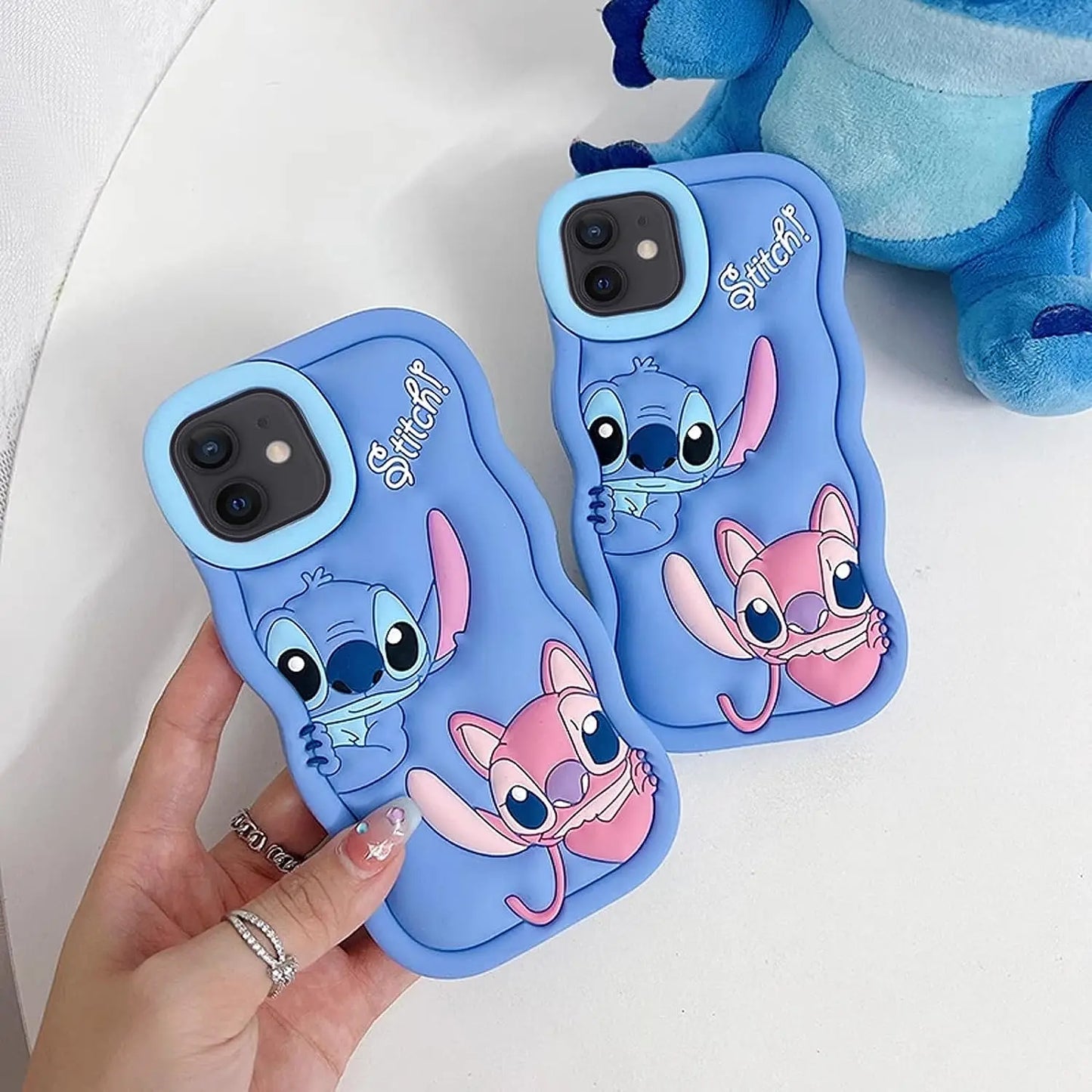 For Iphone 16 15 14 13 12 11 Pro Max Xs XR 6 7 8 plus Mini Silicone Wave Stitch Soft Cover Case