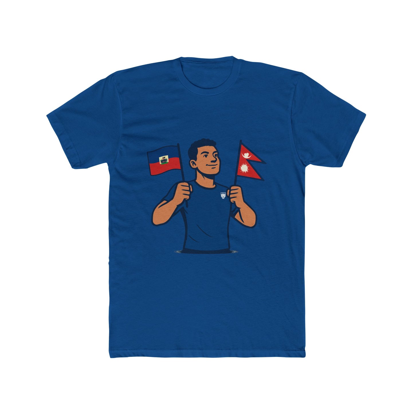 Unisex Cotton Crew Tee with Diverse Flags Design, Perfect for Pride, Cultural Events, Casual Outfits, Gifts, Travel Enthusiasts