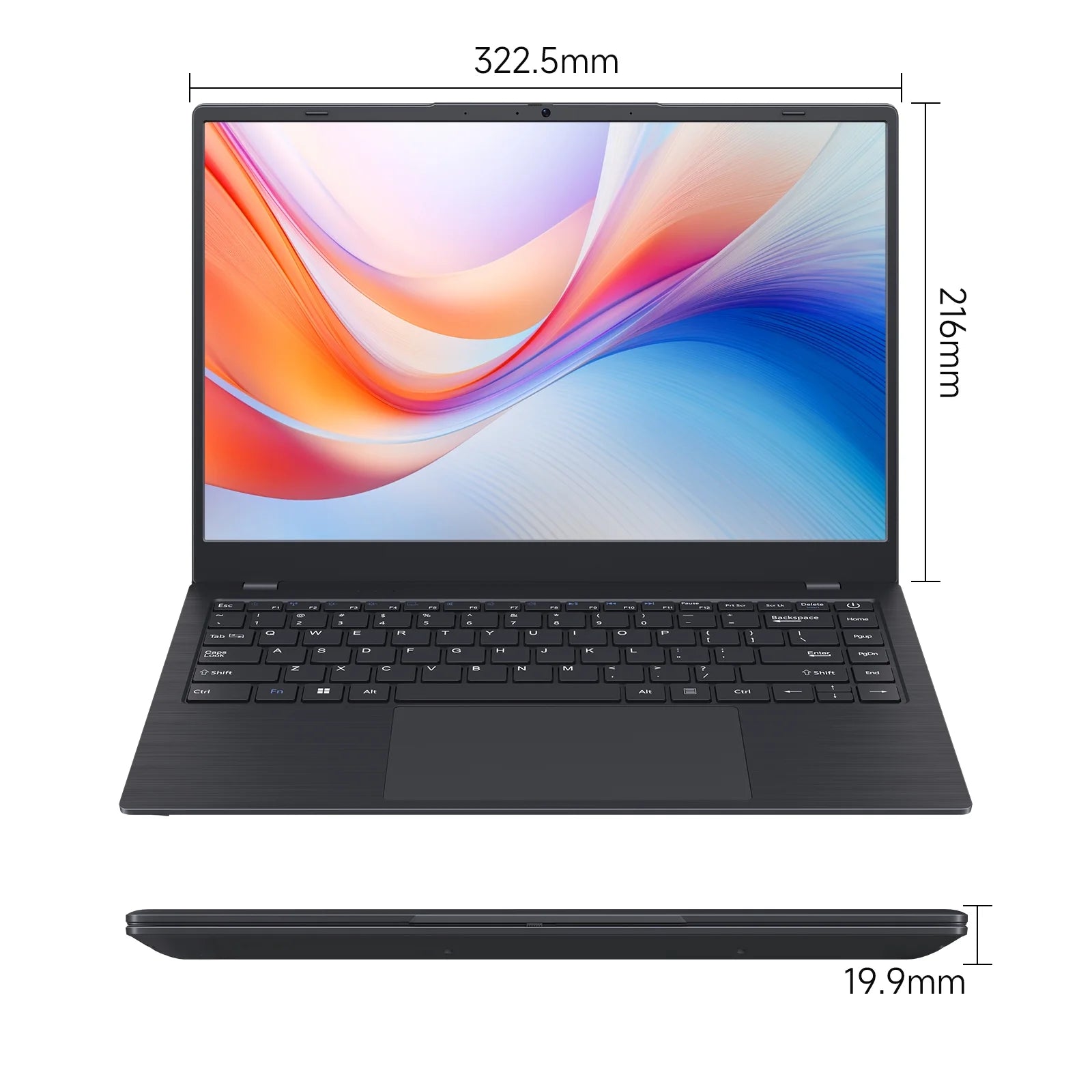 14 Inch Windows 11 Laptops New Intel Celeron N4000 up to 2.6Ghz 8GB RAM 256GB ROM Netbook Laptop Computer for Beginner, Student, Business