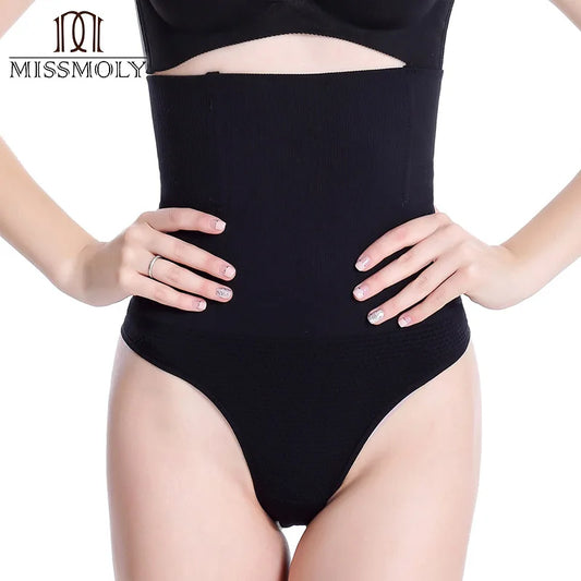 Women Sexy Thong Tummy Control Slimming Panties High Waist Trainer Seamless Shapewear Girdle Bodysuit Body Shaper