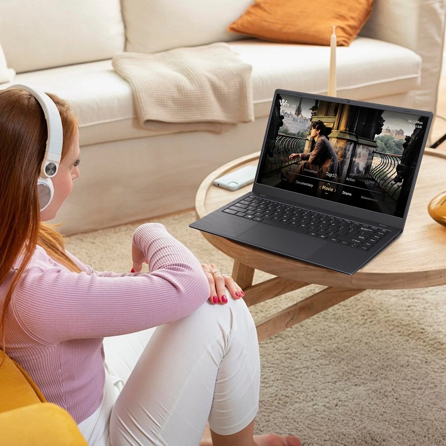 14 Inch Windows 11 Laptops New Intel Celeron N4000 up to 2.6Ghz 8GB RAM 256GB ROM Netbook Laptop Computer for Beginner, Student, Business