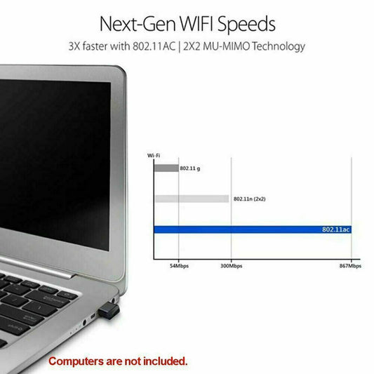 USB Wifi Wireless AC1200 Mbps Adapter Dongle USB 3.0 Network Card for PC Laptop