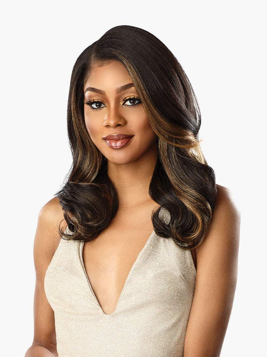 Butta Lace Wigs - Unit 13 Extra Wide 5 Inch Deep Parting Synthetic Preplucked Hairline Glueless Lacefront (BALAYAGEGOLD)