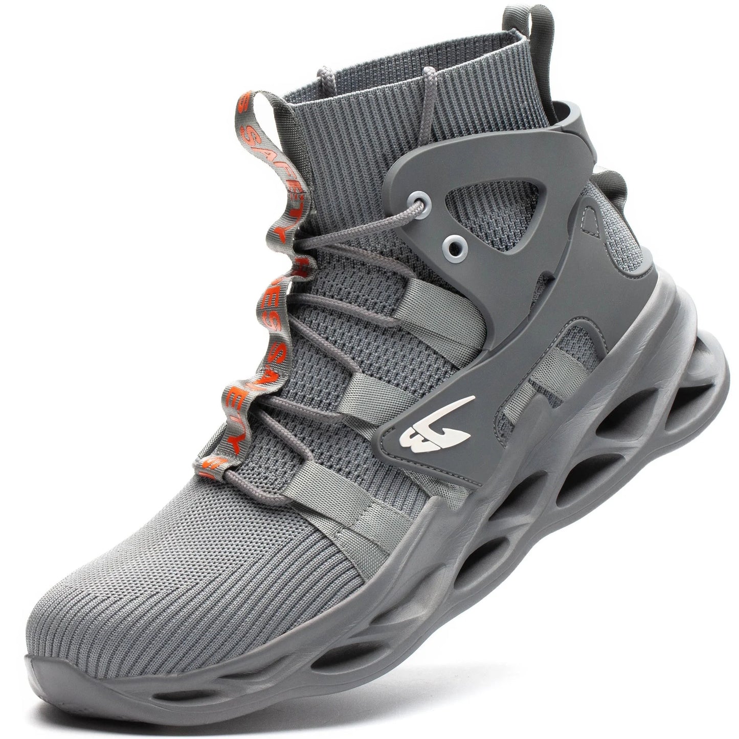 Indestructible Steel Toe Work Boots for Men Safety Shoe Size 12
