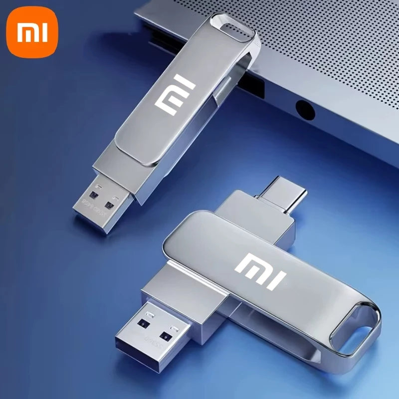 Xiaomi 16TB USB3.2 Flash Drive Waterproof High Speed Transfer Type-C 2-In-1 Interface Universal for Mobile Phone Computer U Disk