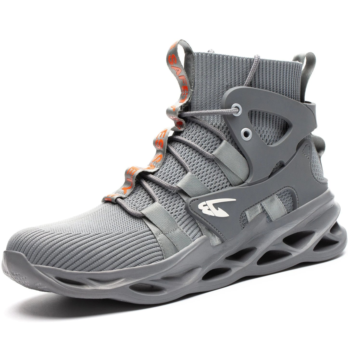 Indestructible Steel Toe Work Boots for Men Safety Shoe Size 12