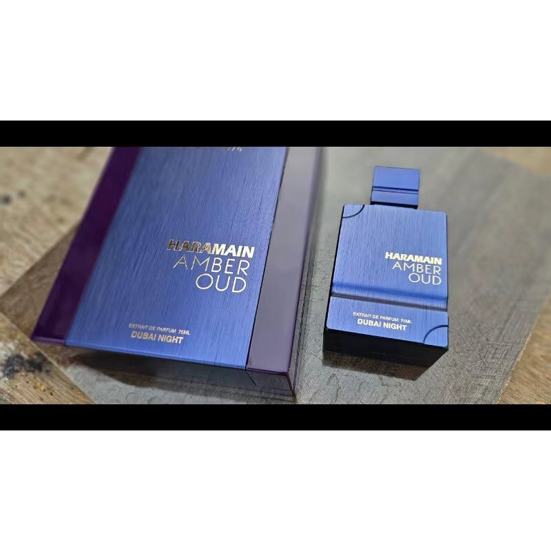 Al Haramain Amber Oud - Dubai Night Edition for Unisex - Oriental Woody Fragrance - Long Lasting Cologne - 2.0Oz