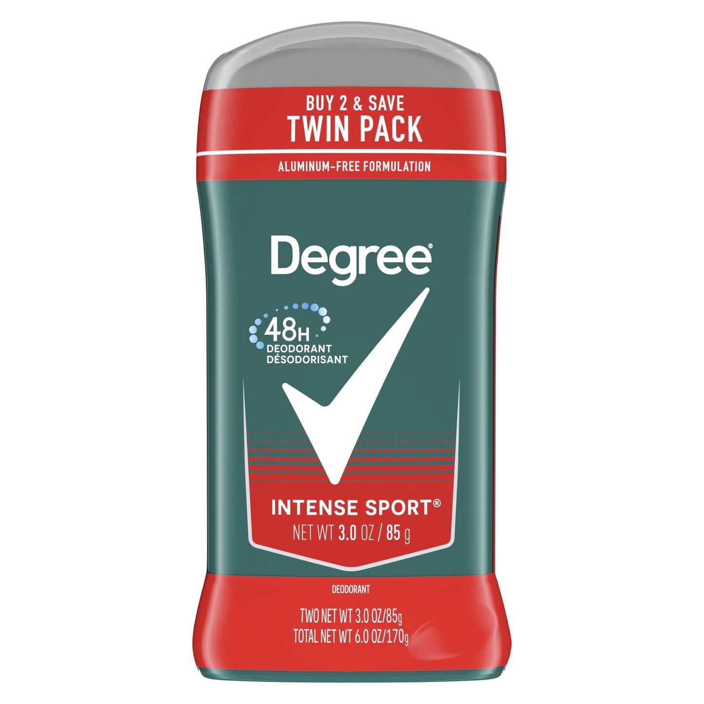 (2 Pack)  Men Intense Sport 24H Deodorant, 3 Oz, 2 Count