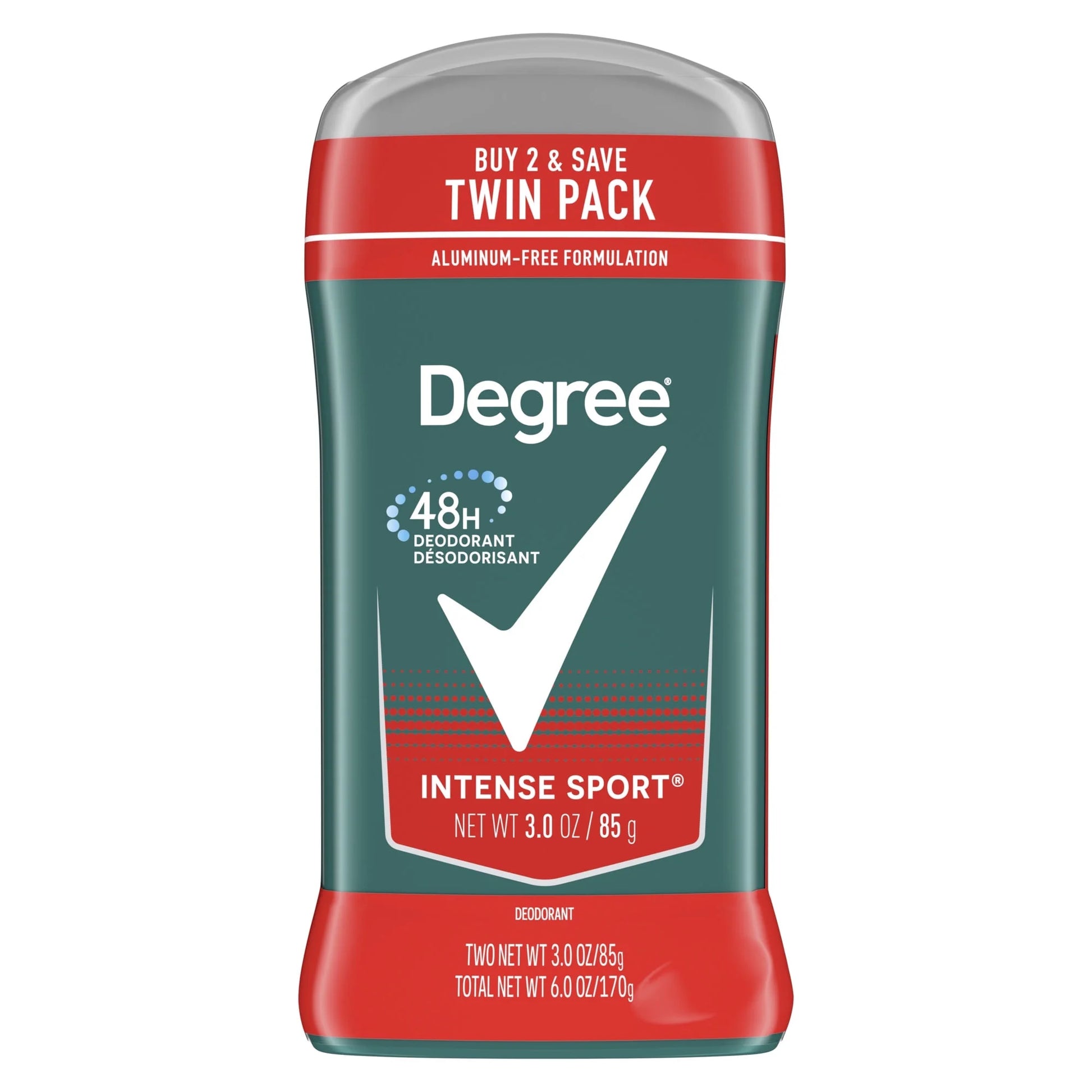 (2 Pack)  Men Intense Sport 24H Deodorant, 3 Oz, 2 Count